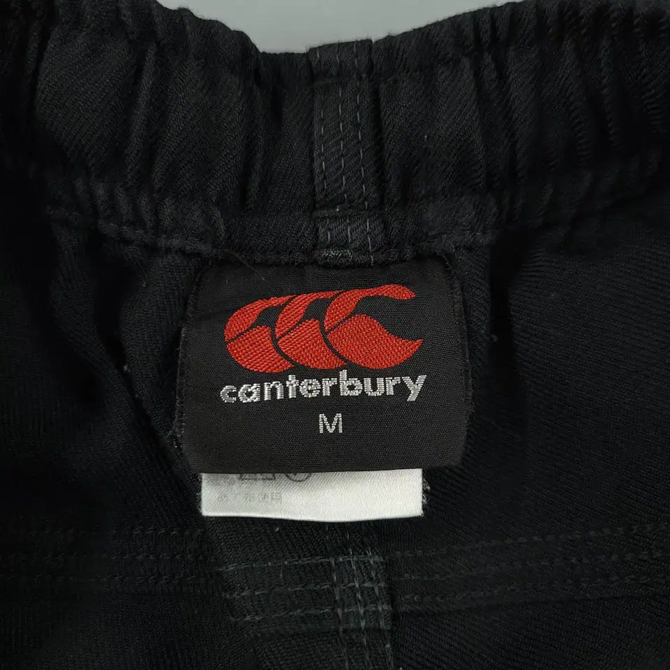 CANTERBURY 캔터베리 블랙 화이트 로고자수 밴딩 져지 럭비팬츠 반