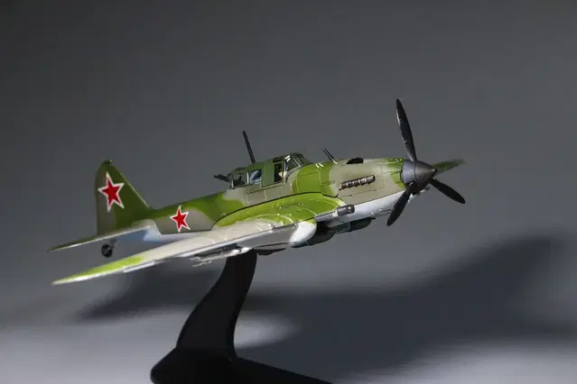 1/72 소련공군 IL-2M 전투기 다이캐스트 모형