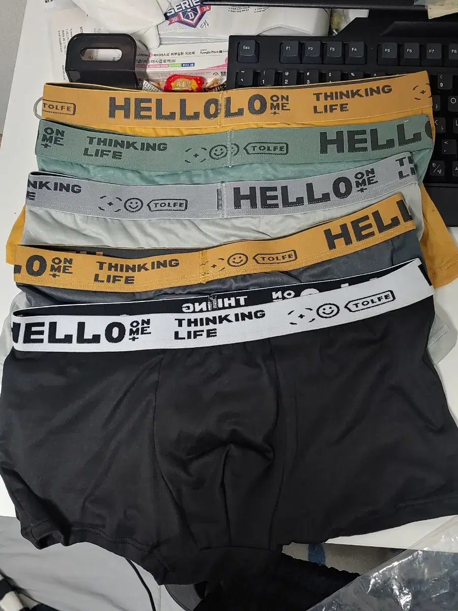 Men's panties size 100, 105, 110 new 5 pieces 1,000 won