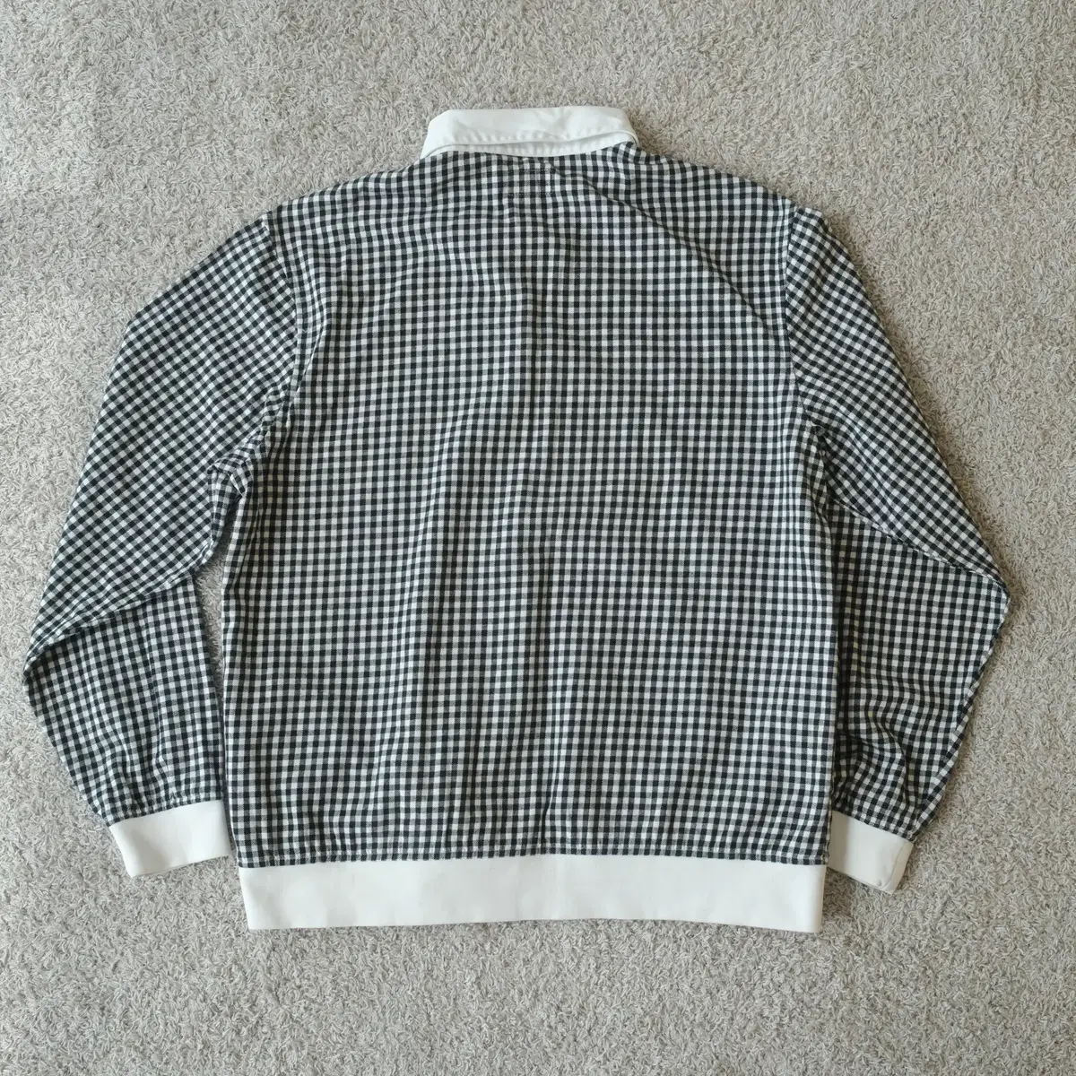 슈프림 17ss GINGHAM L/S POLO M