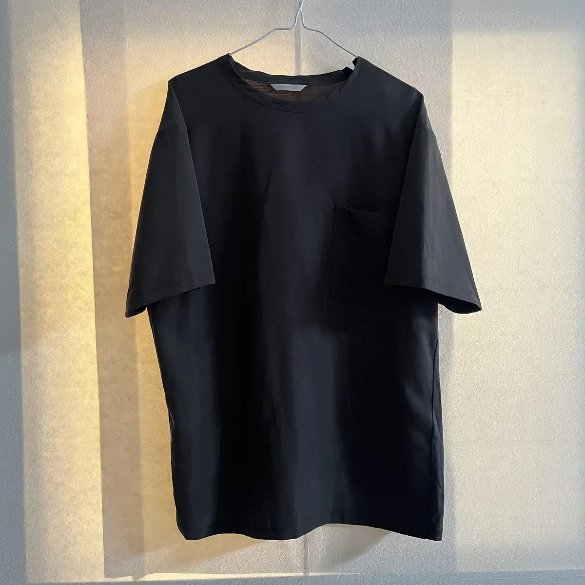 Time Rayon Blend Round Neck T-Shirt Charcoal (110) Jeju Vintage District Jeju Club