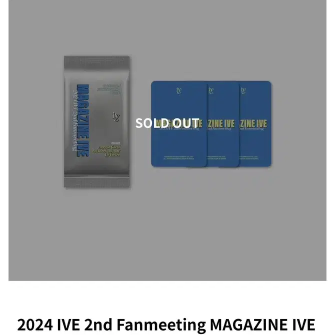 2024 IVE 2nd Fanmeeting MAGAZINE IVE - 랜