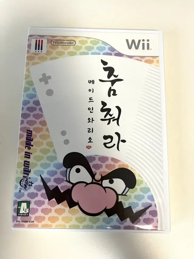 닌텐도 wii 위 게임 타이틀 cd 춤춰라 메이드 인 와리오