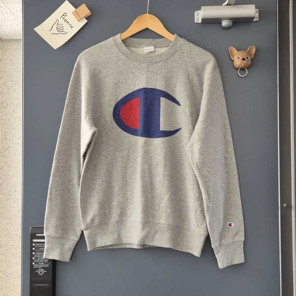 [F] Champion Logo Daily Oversized Sweatshirt J-024