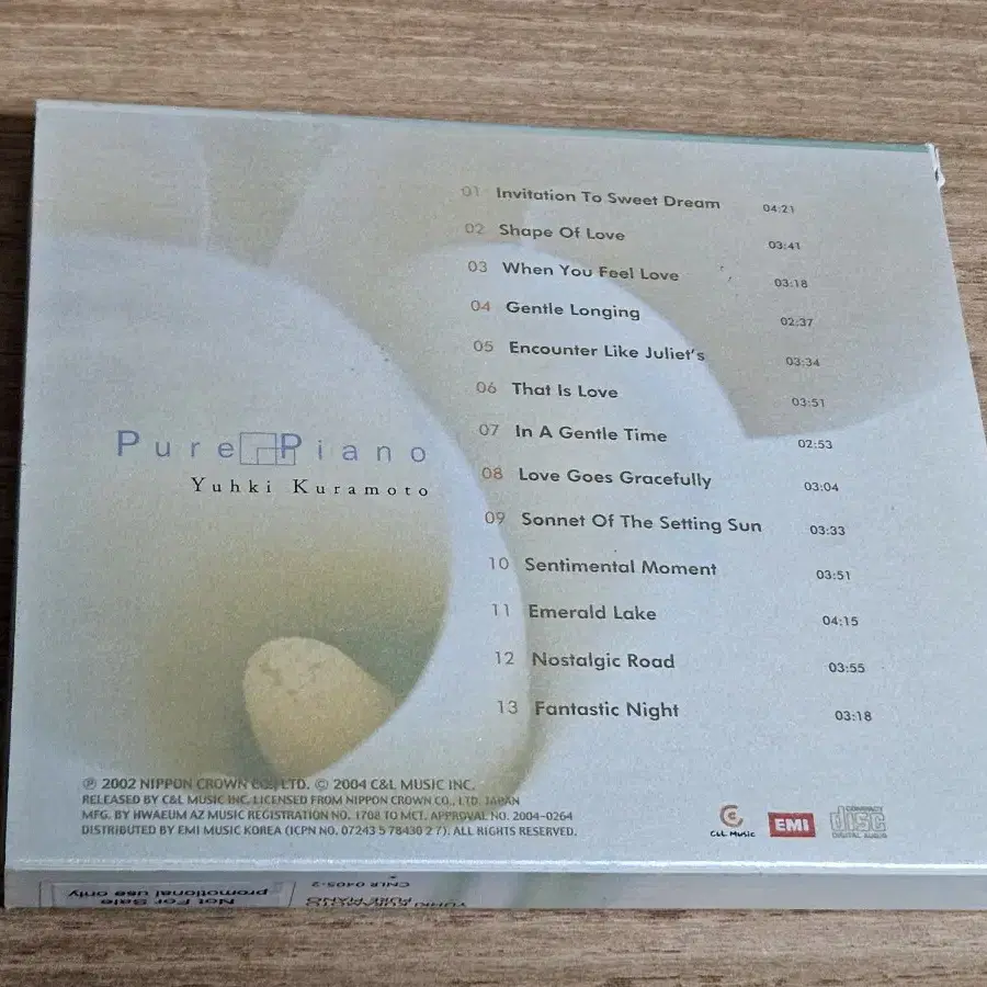 Yuhki Kuramoto - Pure Piano (CD)