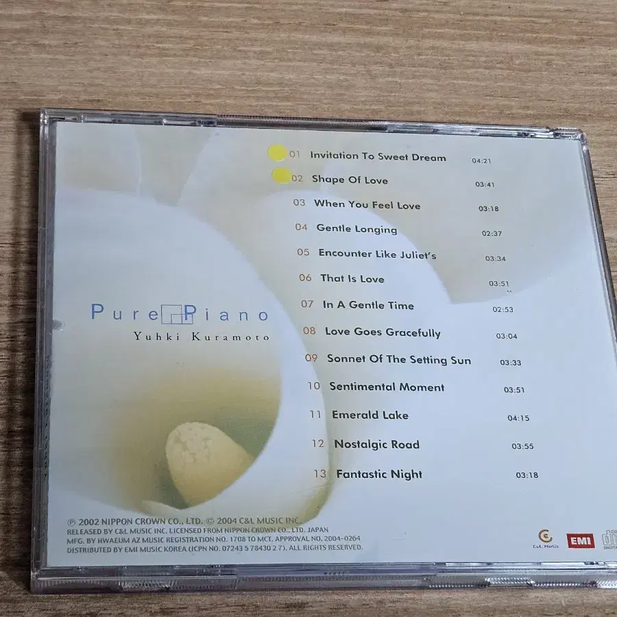 Yuhki Kuramoto - Pure Piano (CD)