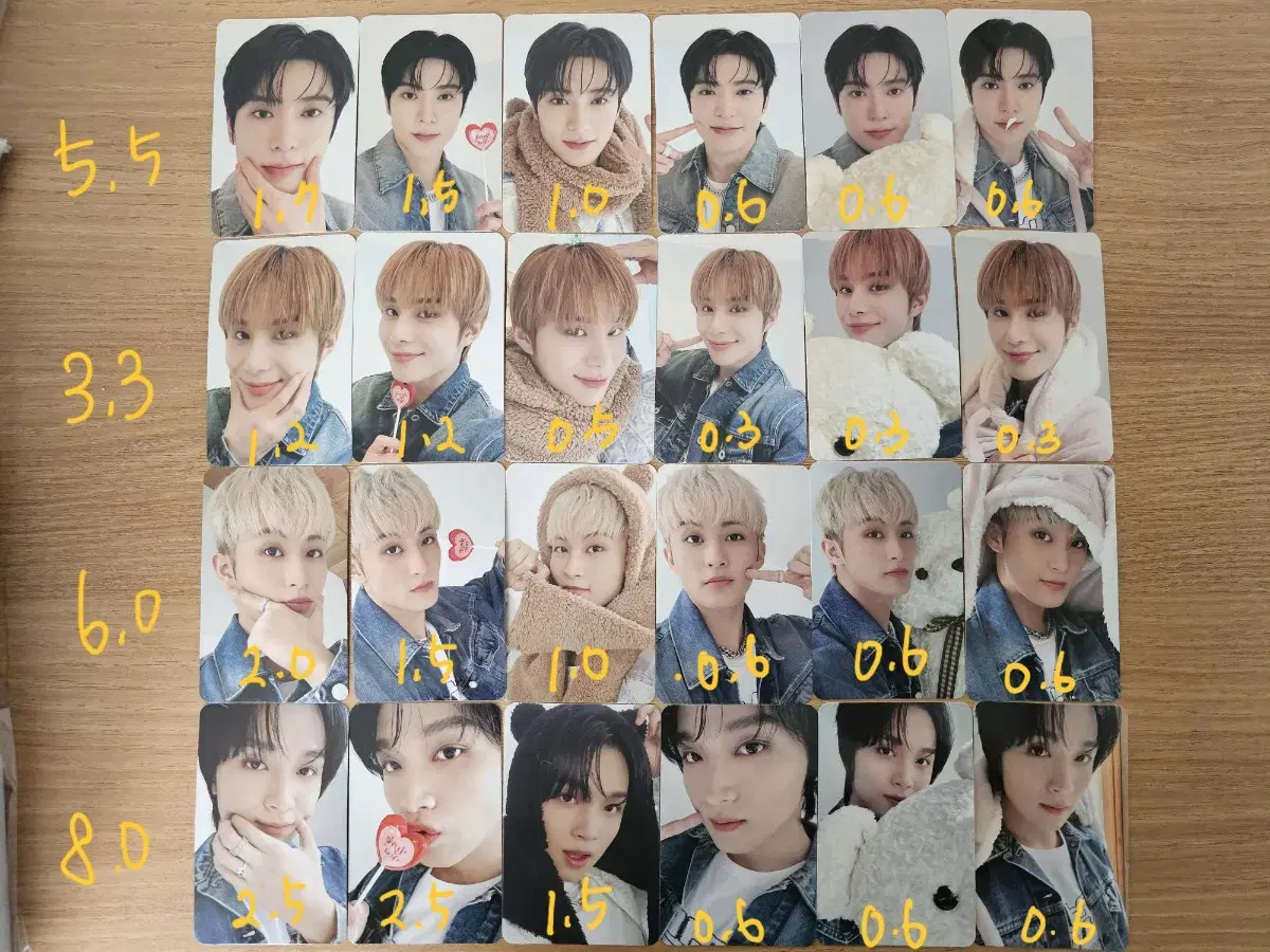 NCT THE GREAT UNITY AdmissionPhotocard White Day A B C D