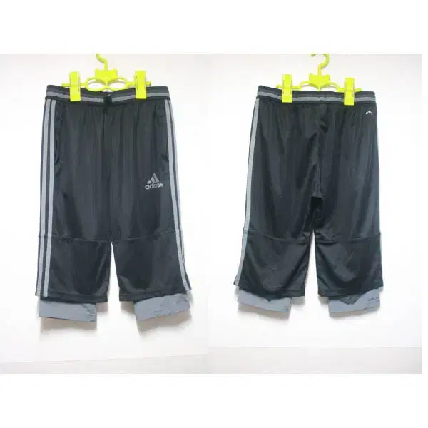 (160) Adidas Black Youth Banded 7-Part Pants (27-28" 160)