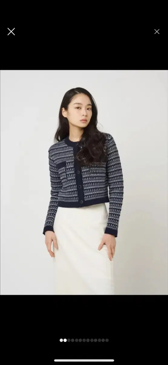 Ready-to-wear knit cardigan