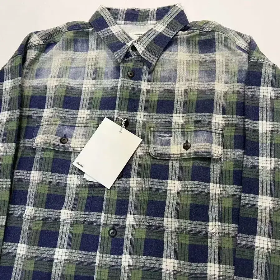 [2]비즈빔21AW럼버Lumber Khadi Check DMGD