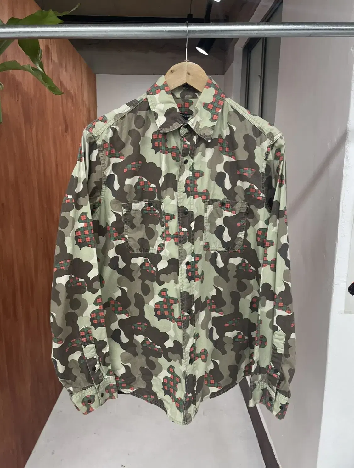 00s Old Stussy Military Shirt Jacket