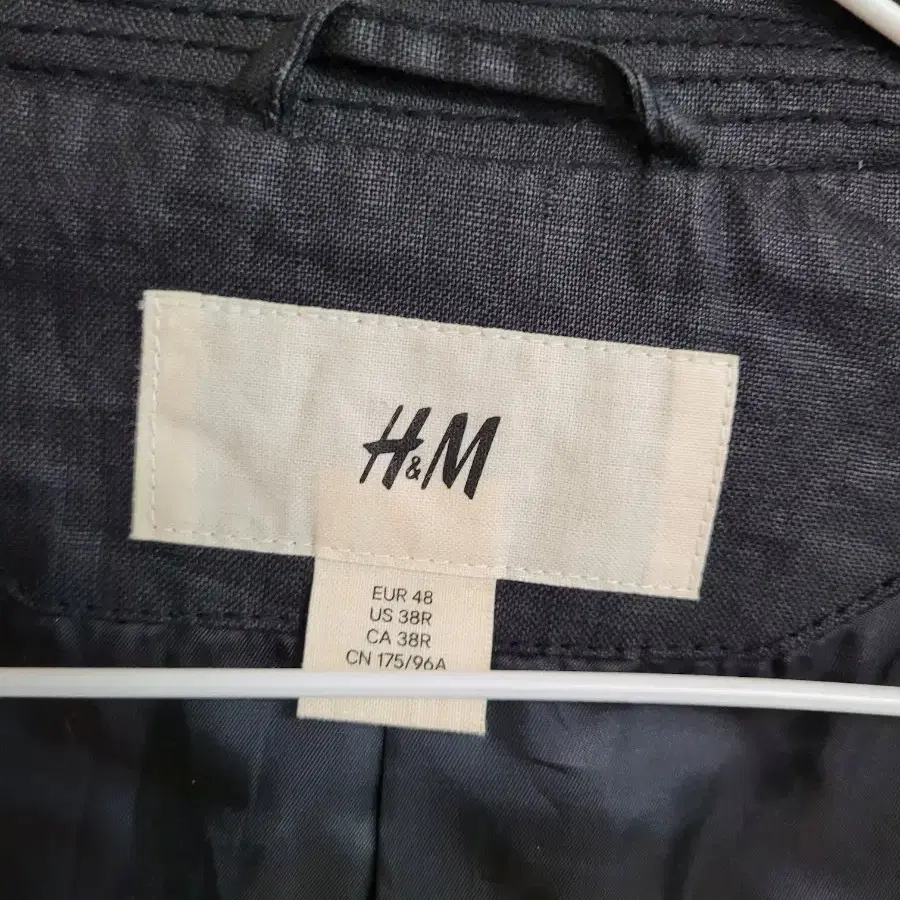 H&M 100%린넨 트렌치코트(새상품.오버핏95-100)