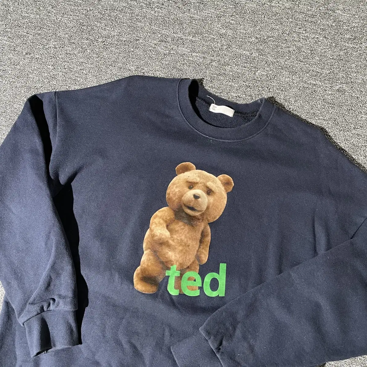 테드 TED 곰인형 프린팅 오버핏 맨투맨