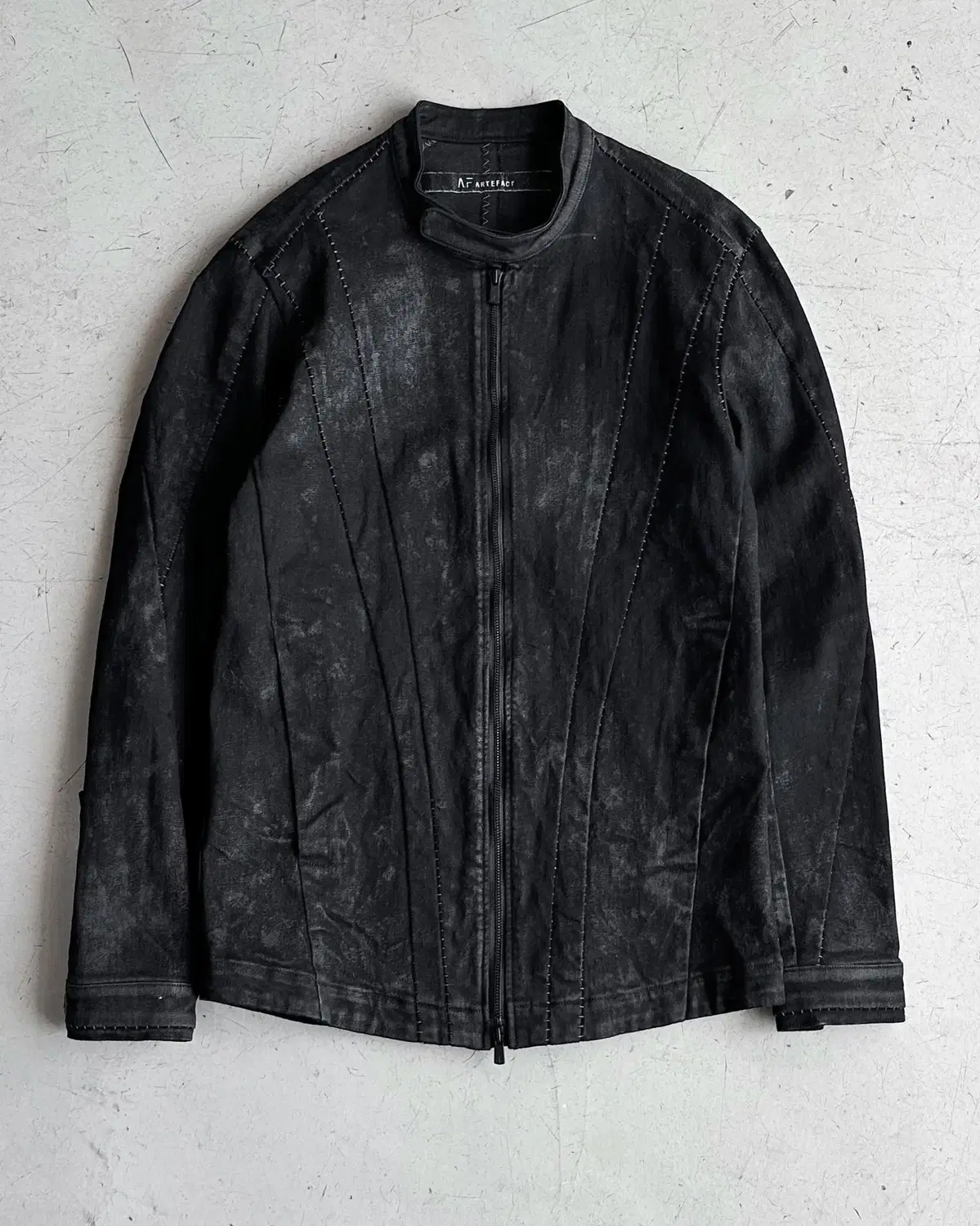 A.F Artefact Two-Way Mold-Washed Jacket