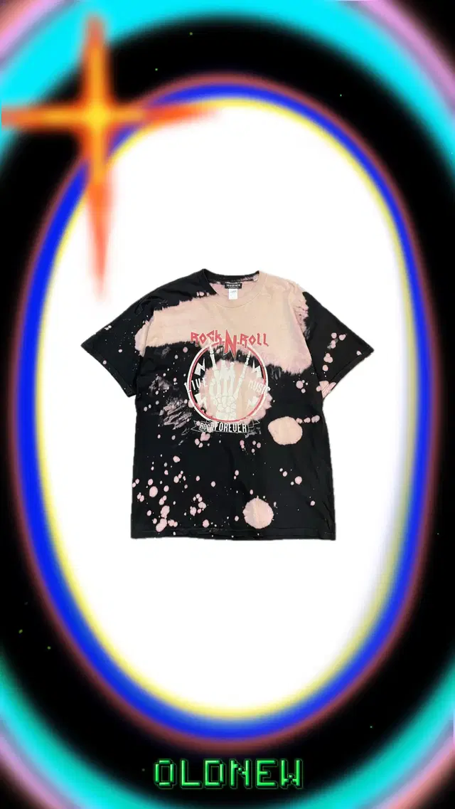 Rock Tie-die T-Shirt [XL] 타이다이 락앤롤 티셔츠