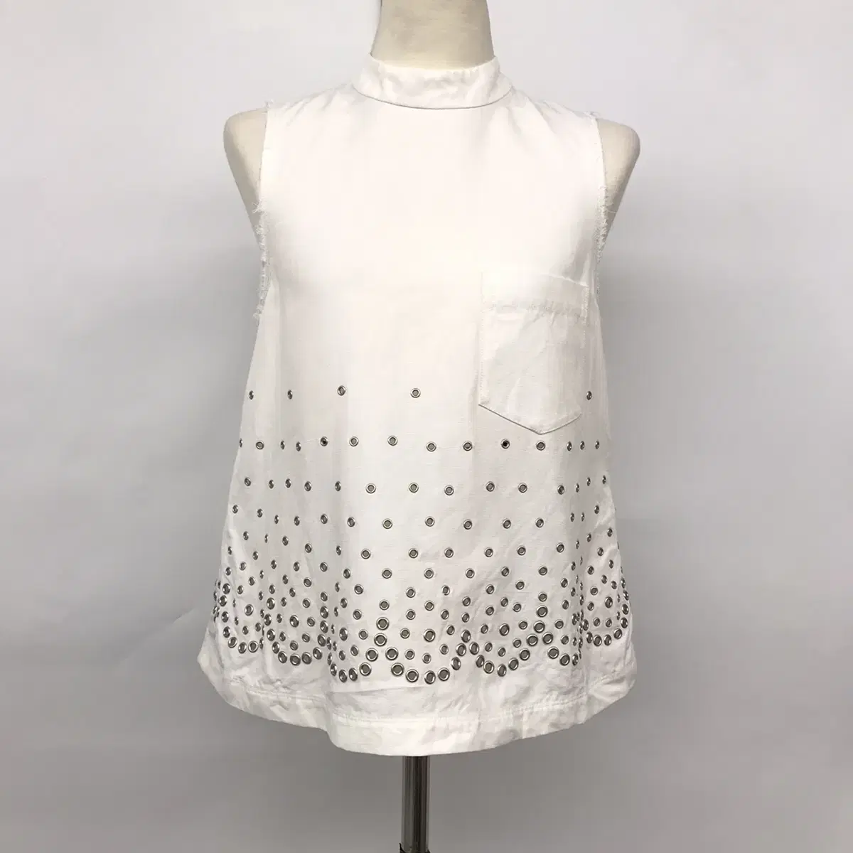 Free shipping - alexander king punched nasi sleeveless (size 55)