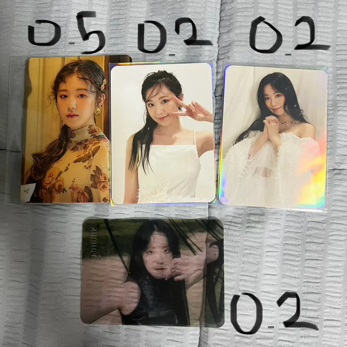 Shuhua señorita omigod unreleased photocard photocard photocard