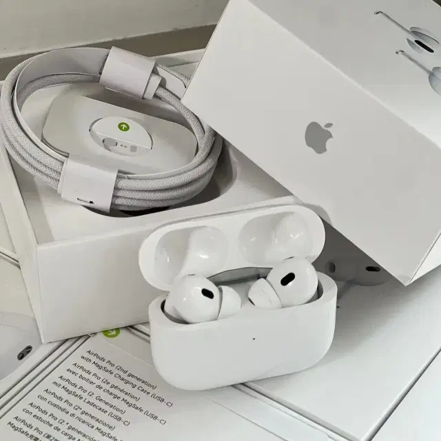 정품Apple 2023 에어팟 프로 2세대 USB-C 블루투스 이어폰