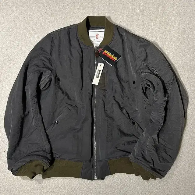 블랙아웃 8LACKOUT MA1 JACKET 2XL/XXL