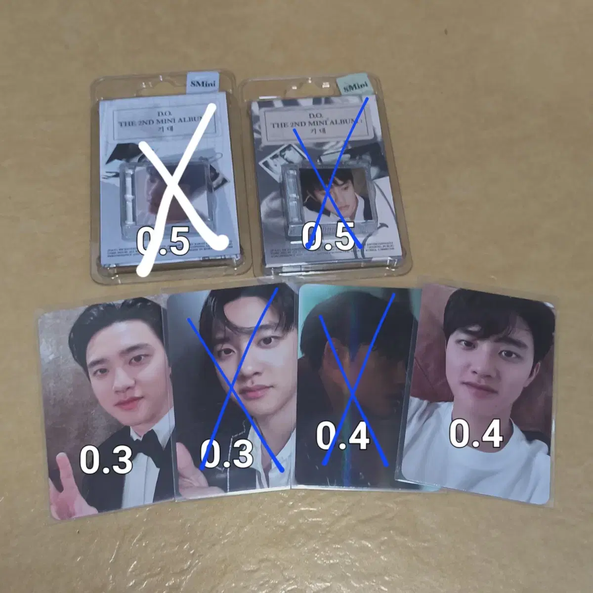 exo d.o. do kyungsoo smini photocard wts