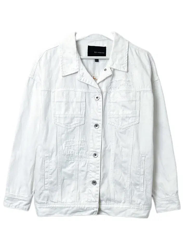 S KaiAkman White Denim Jacket White