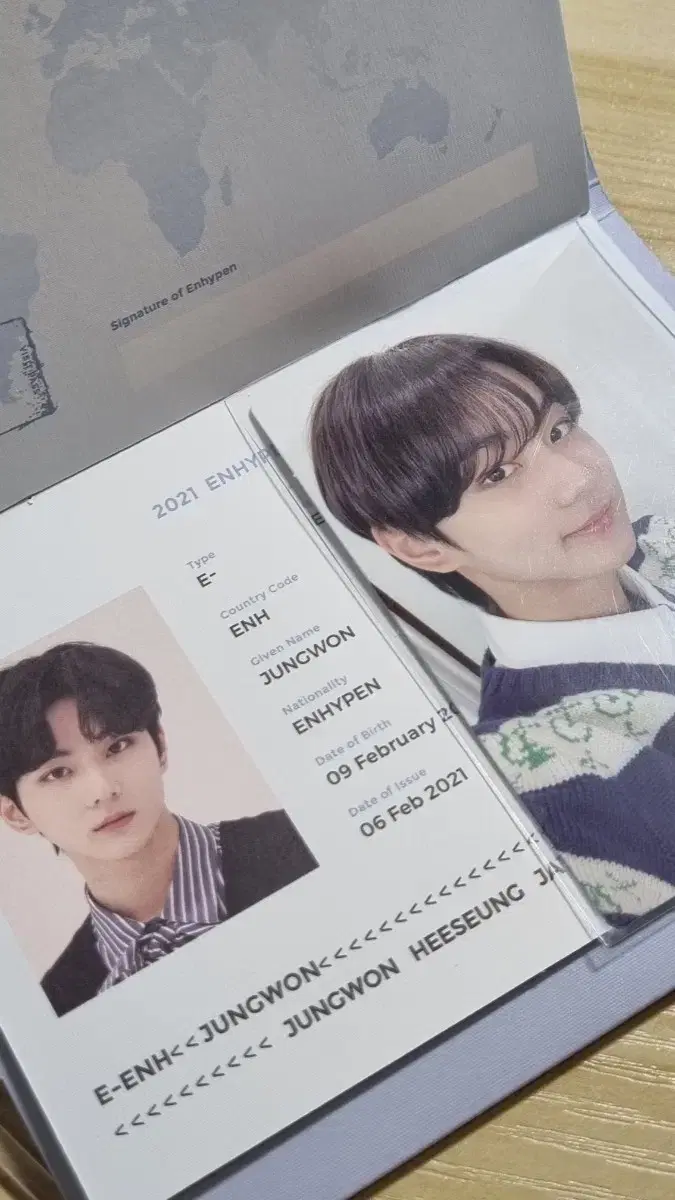 Enhypen jungwon Enconnect dvd photocard full set WTS