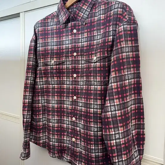 [2]비즈빔23SS Pioneer Khadi Check L/S Shirt