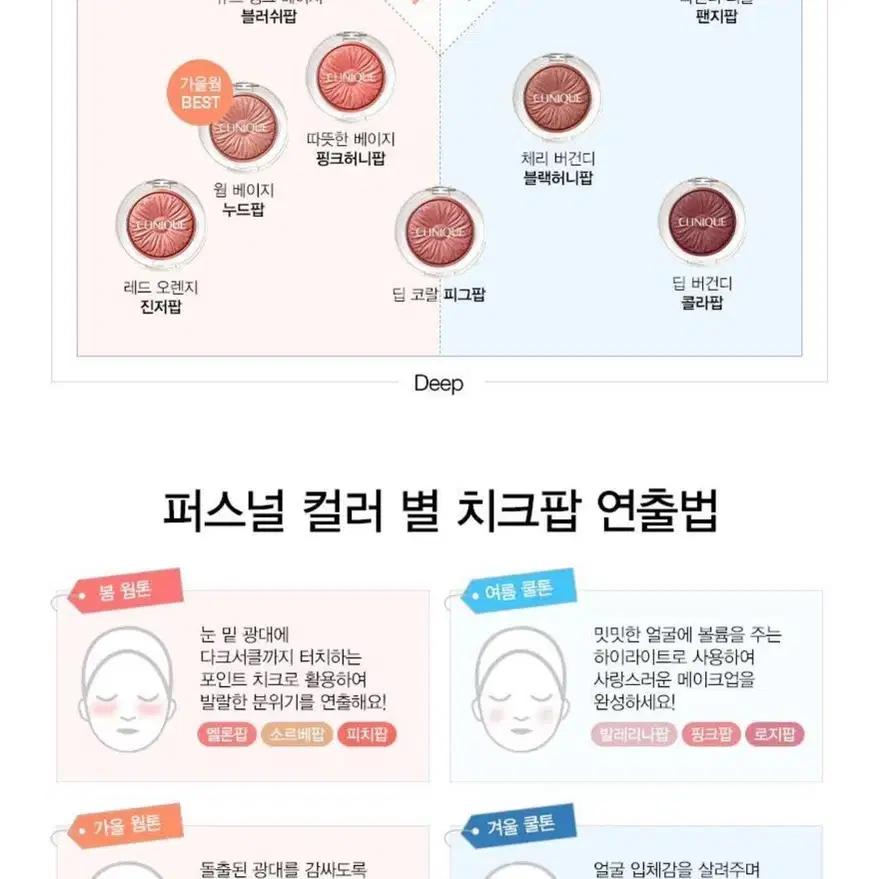 크리니크 치크팝 팬지팝 블러셔