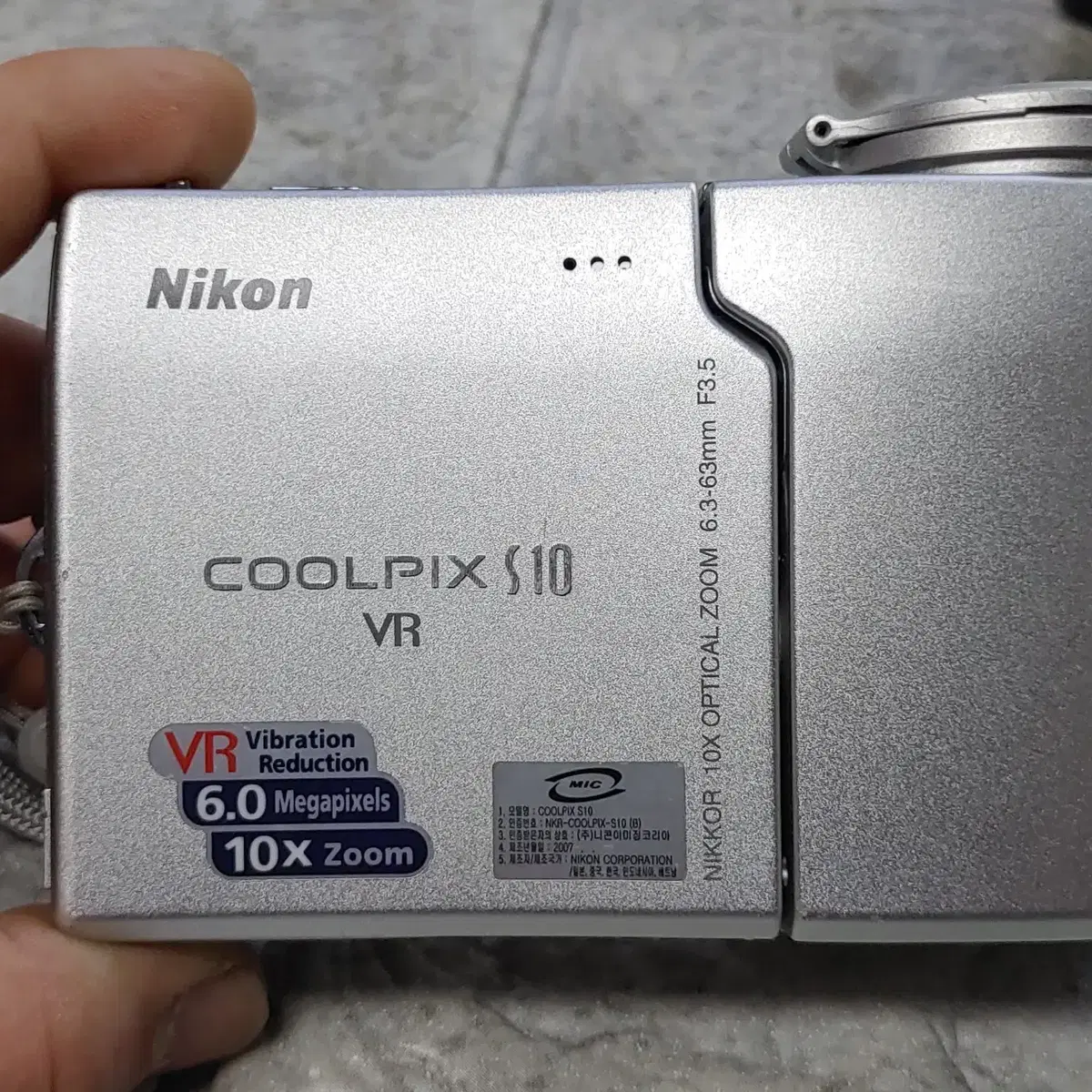 니콘쿨픽스S10 coolpix S10 빈티지 디카