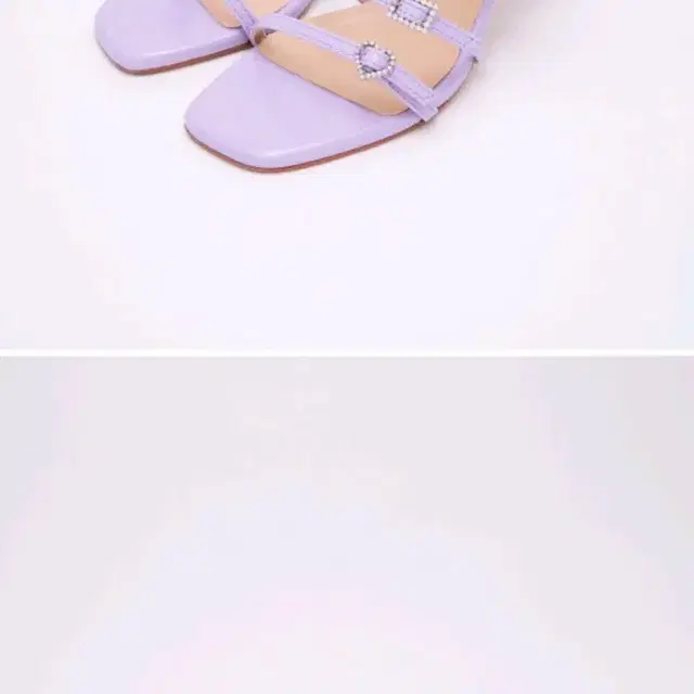 헤이에스 Heart shot shoes  퍼플 샌들