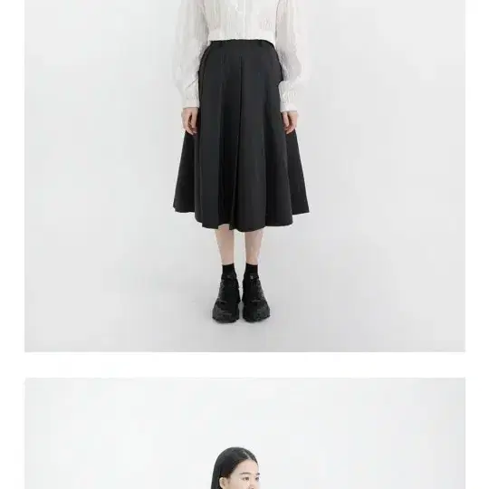 유노이아 S/S Classic Pleats Skirt 클래식 스커트