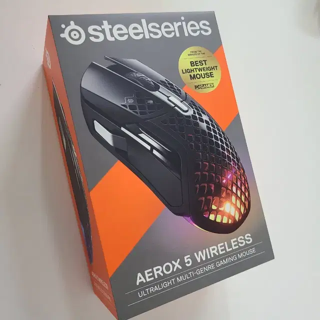 스틸시리즈 검은사막 Aerox 5 Wireless 무선 게이밍 마우스