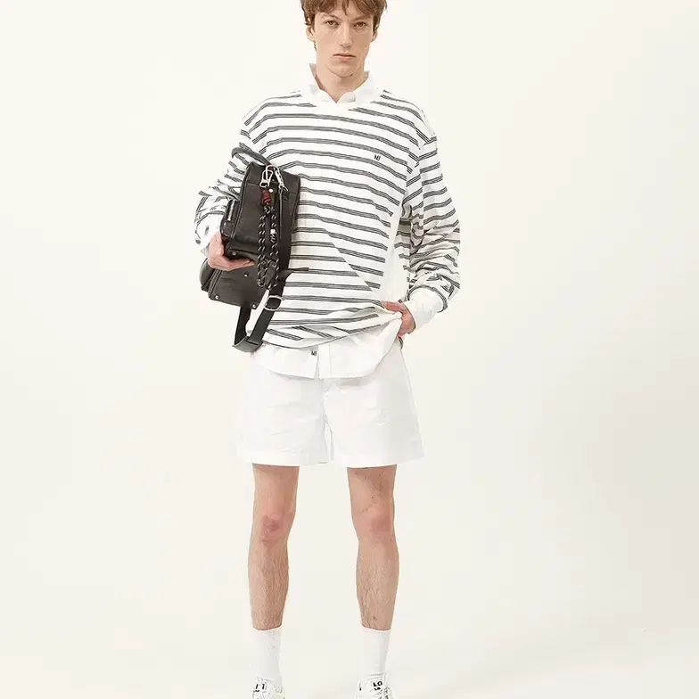 라벨 아카이브 - Osk striped T-shirt white