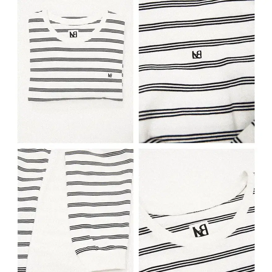 라벨 아카이브 - Osk striped T-shirt white