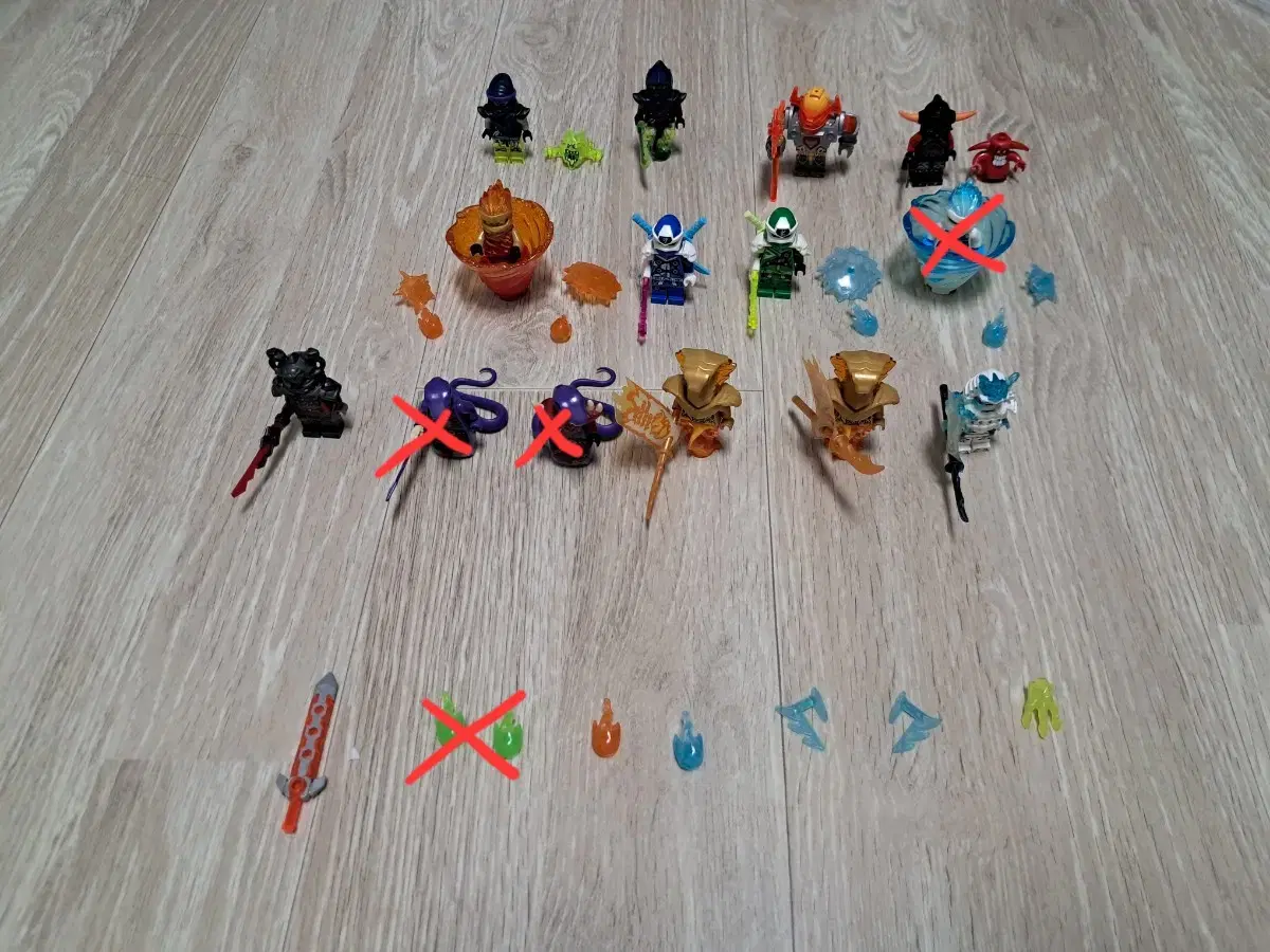 Lego Nexon Knights, Ninjago figures for sale