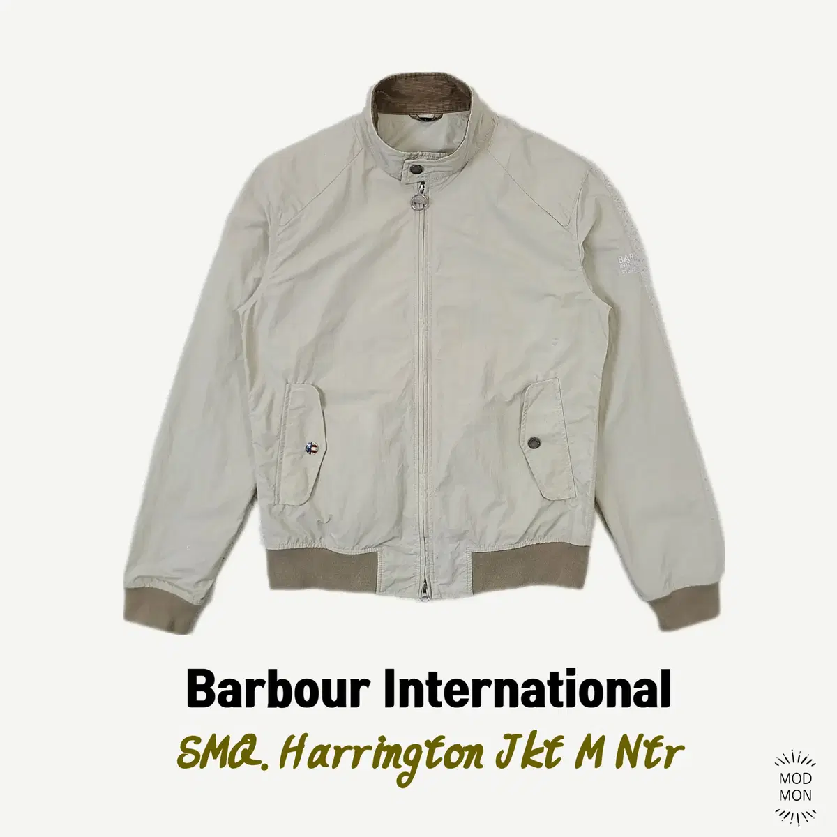 Barbour International SMQ Herrington Jacket M Natural