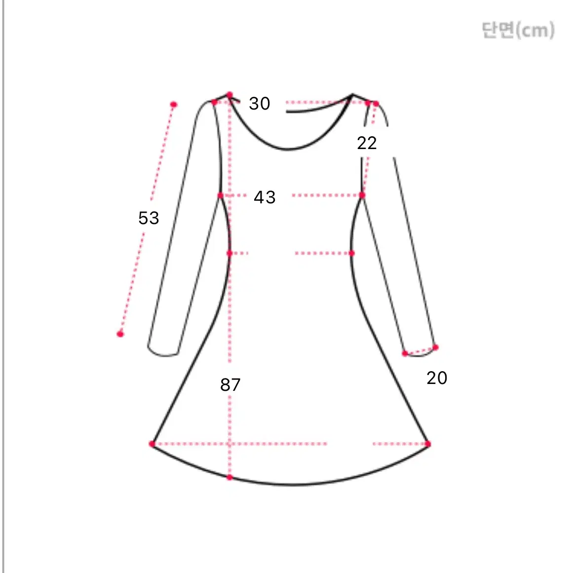 봄 잔꽃무늬 원피스