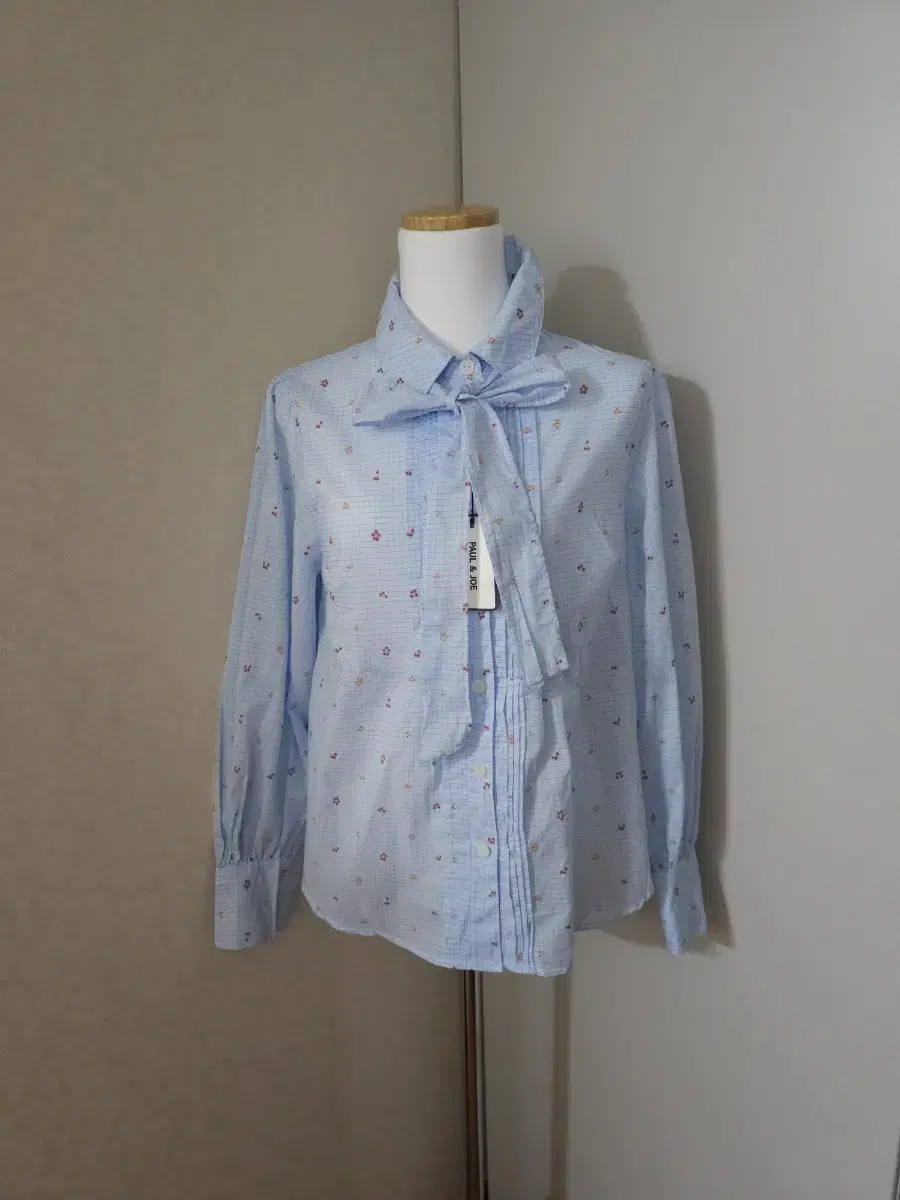 New)Paul & Jo Ribbon Cotton Blouse