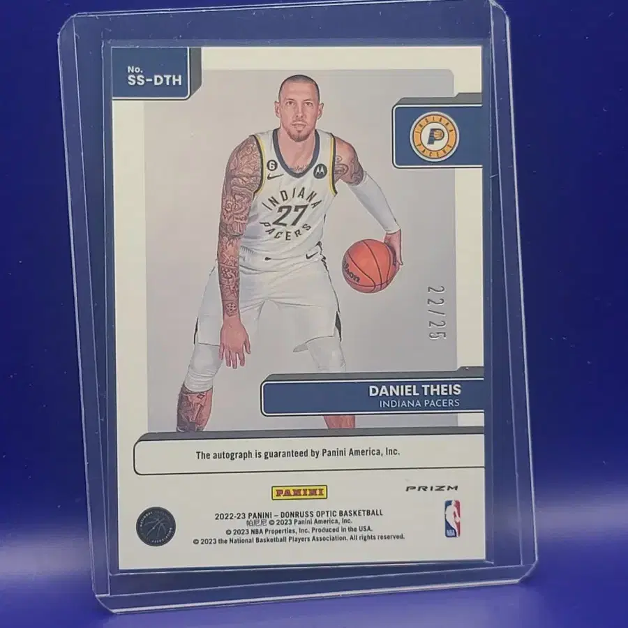 NBA카드 Daniel Theis 오토카드 25한정