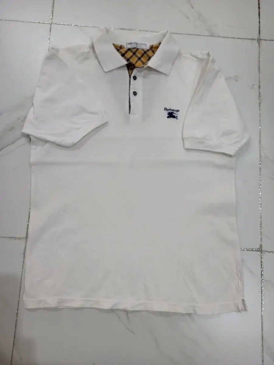 Burberry White Vahn Tee