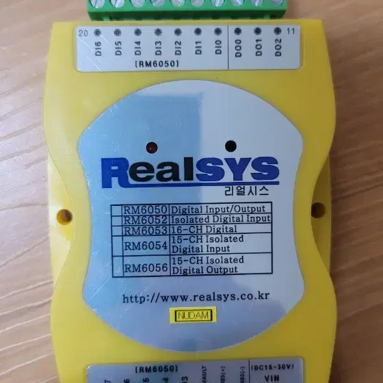 realsys 리얼시스 RM6050 디지털7채널 입출력