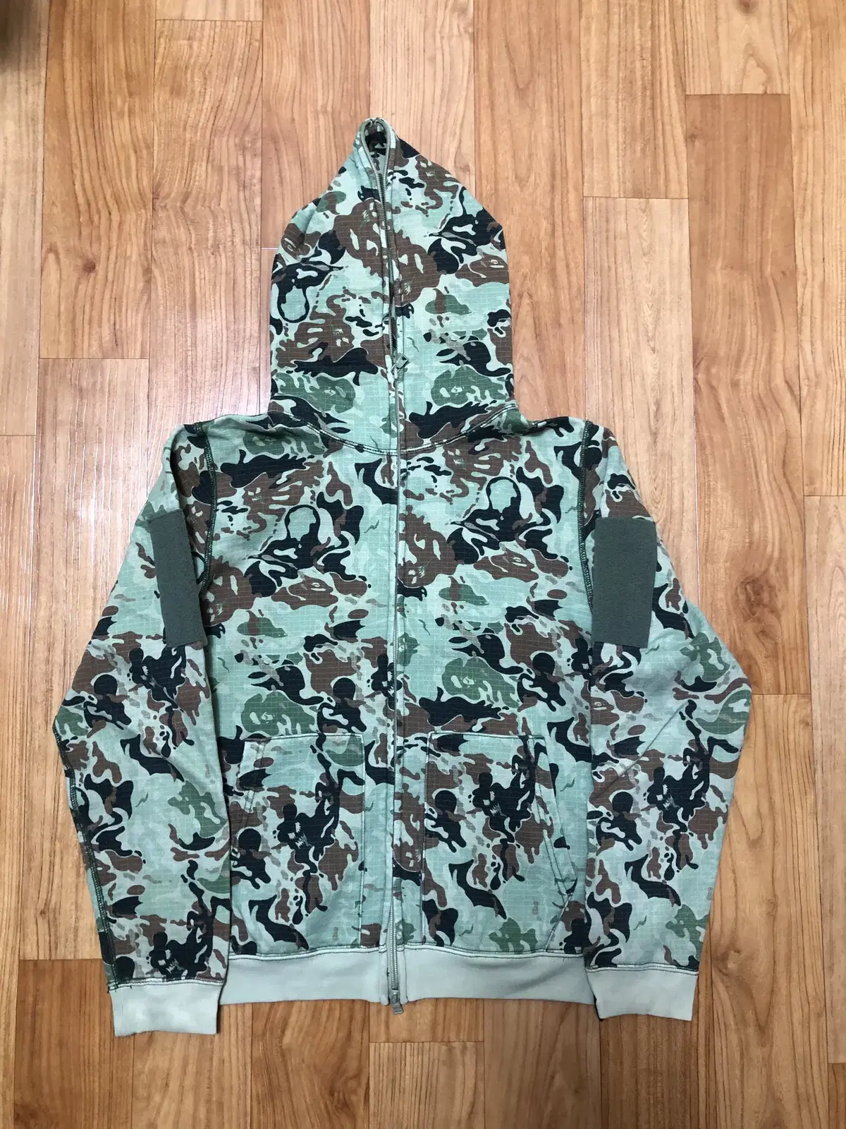 BAPE Vape Camouflage Pattern HoodieZip-up(Cotton)Size S-Unisex