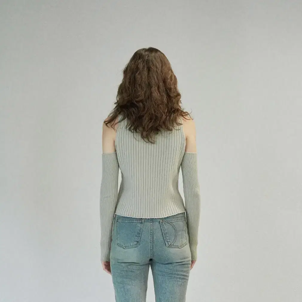 다이애그널 WARMER KNIT TOP_BEIGE