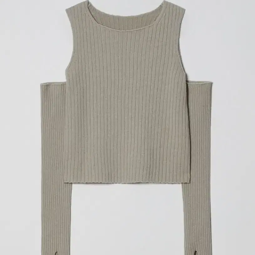 다이애그널 WARMER KNIT TOP_BEIGE