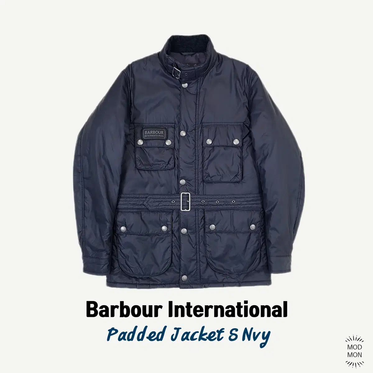 Barbour International Padded Jacket S Navy