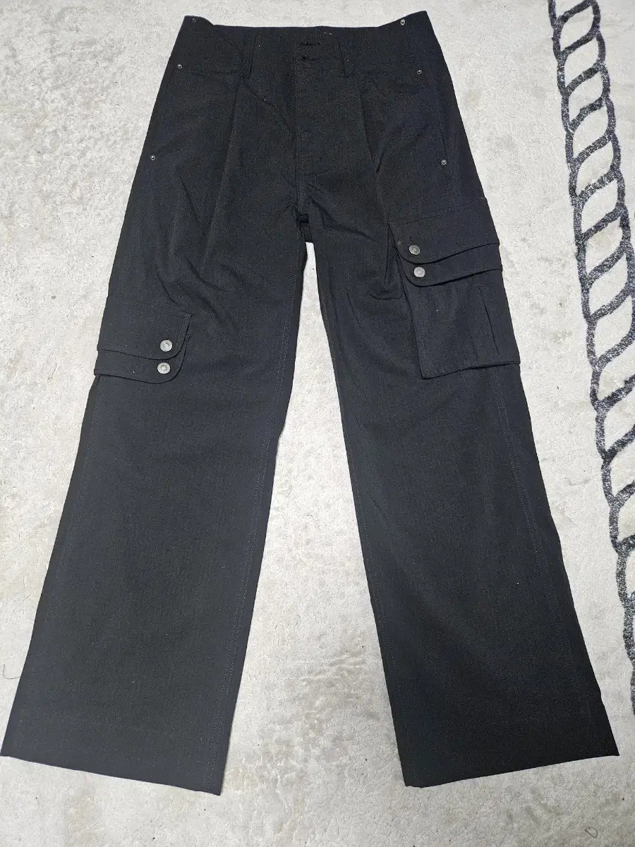 Maison Margiela Black Cargo Pants 31-32 inches