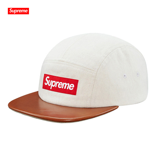 슈프림 데님 레더 캠프캡 | Supreme Camp Cap