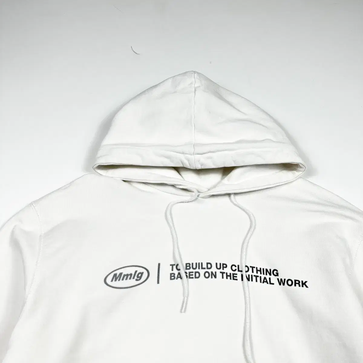 Mmlg Initials White Hoodie (true to size L)