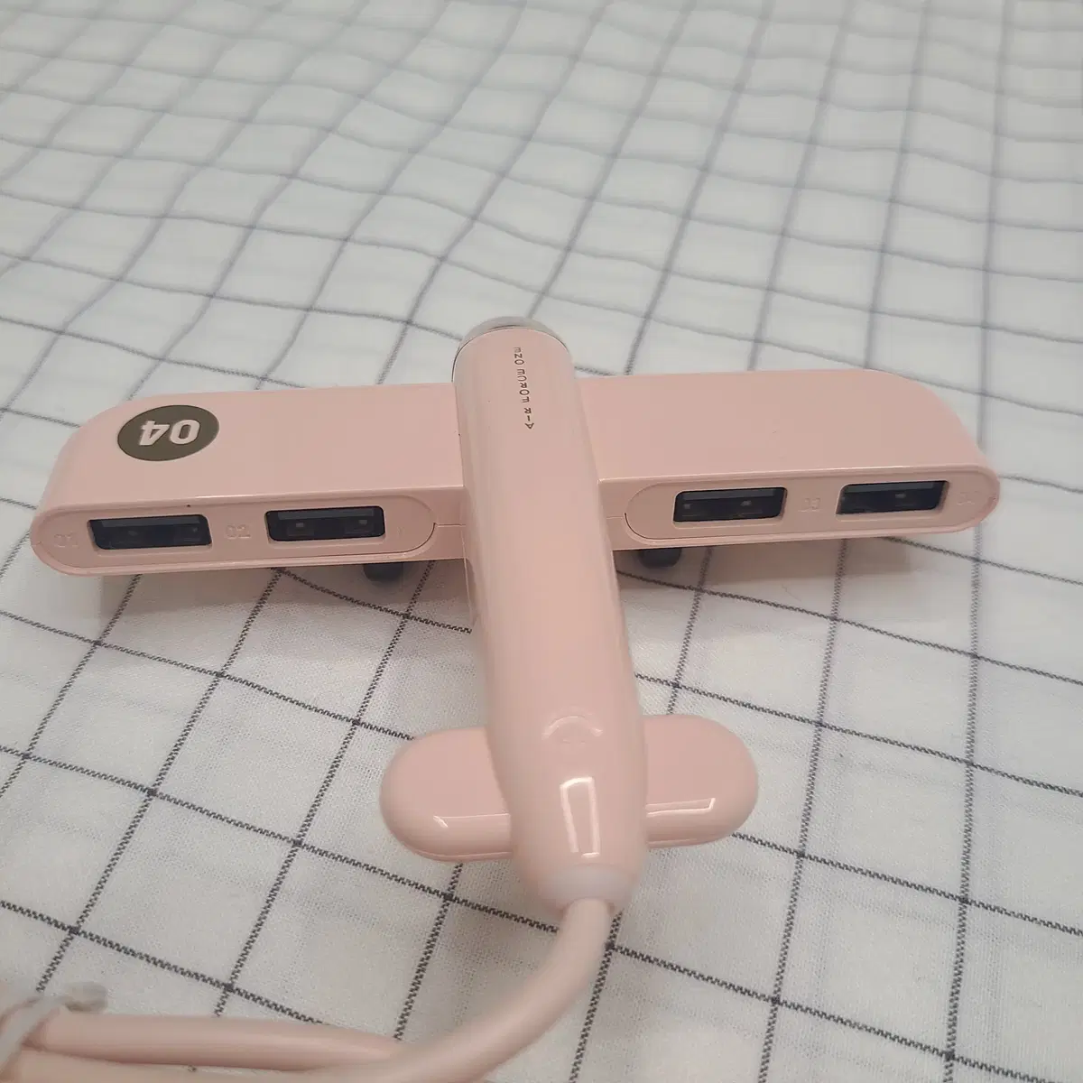 비행기 디자인 USB 허브 4포트