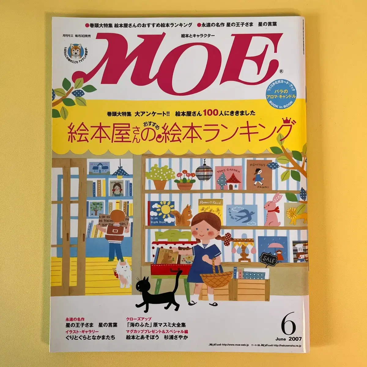 일러스트잡지 모에 MOE 2007-06 일본 원서 캐릭터 판타지 매거진